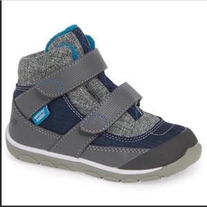 See Kai Run Atlas II Waterproof Insulated Snow Boots Shoes Boys Navy Baby 4